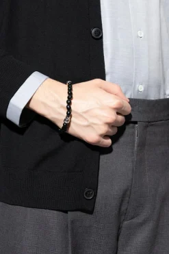 FERRAGAMO BLACK Bracelet with stones