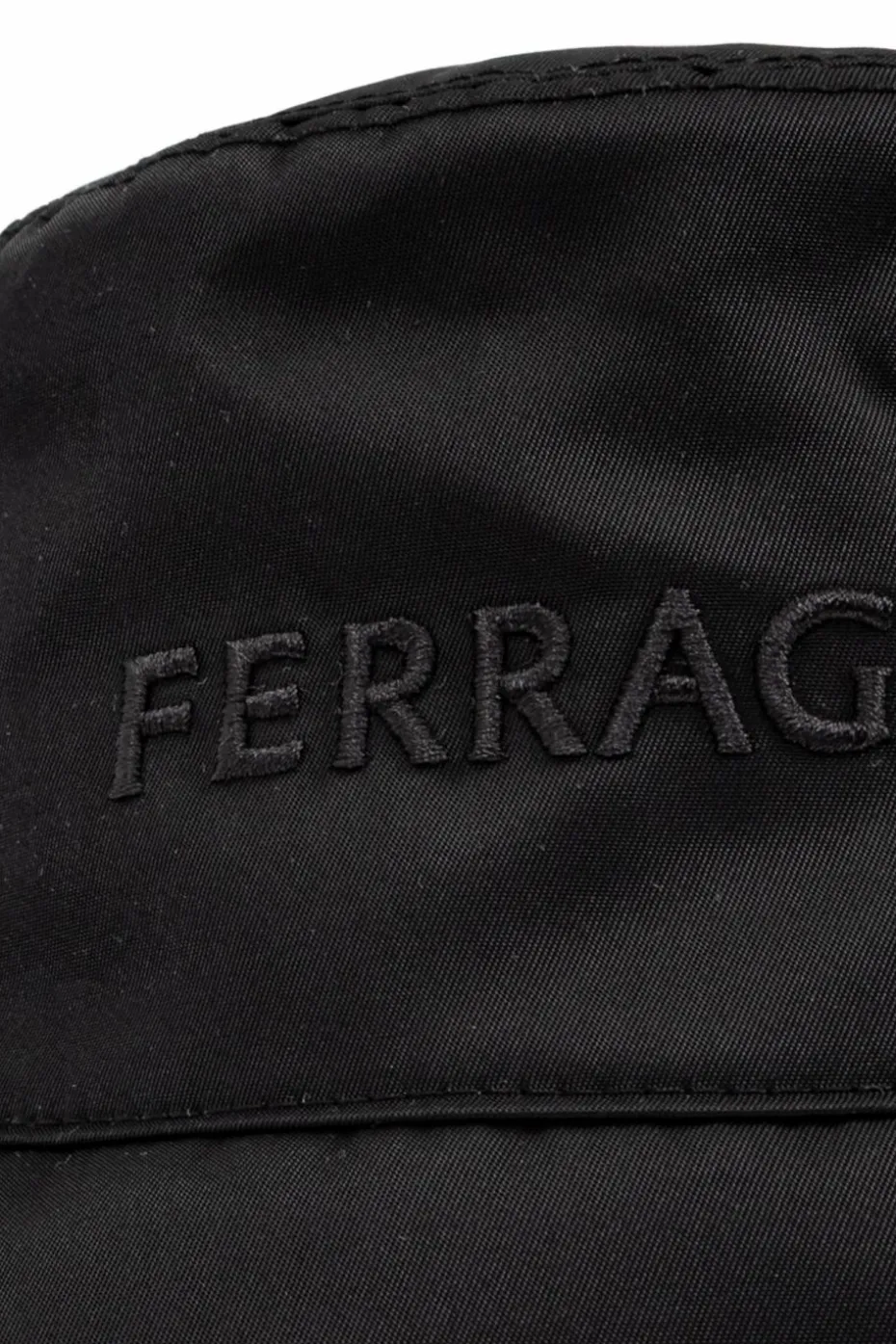 FERRAGAMO BLACK Bucket hat