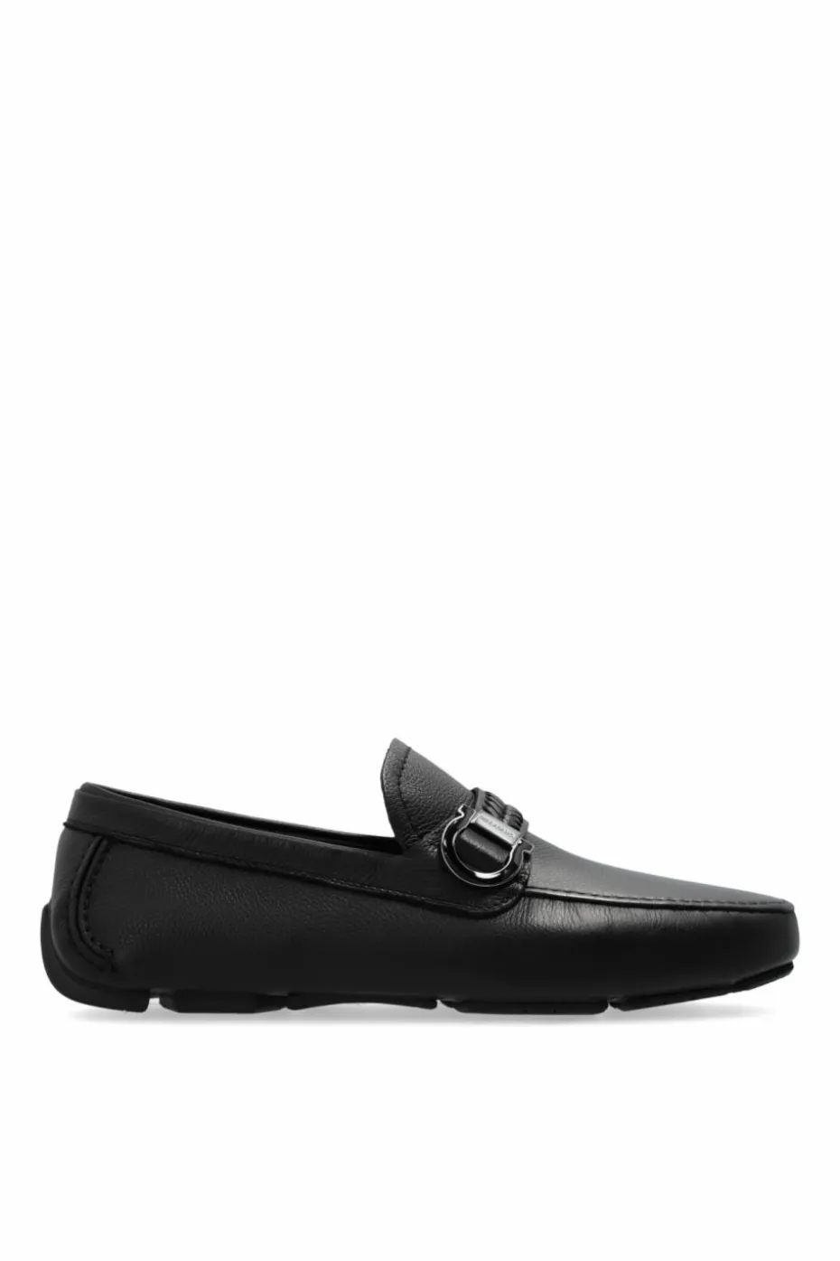 FERRAGAMO BLACK Calipso Loafers