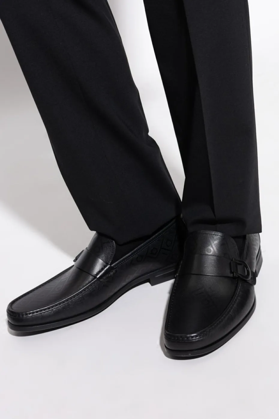 FERRAGAMO BLACK 'Caspian' shoes