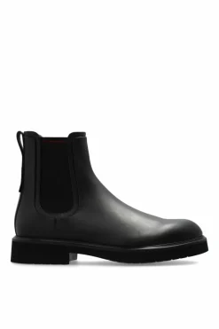 FERRAGAMO BLACK Chelsea Boots Cezanne
