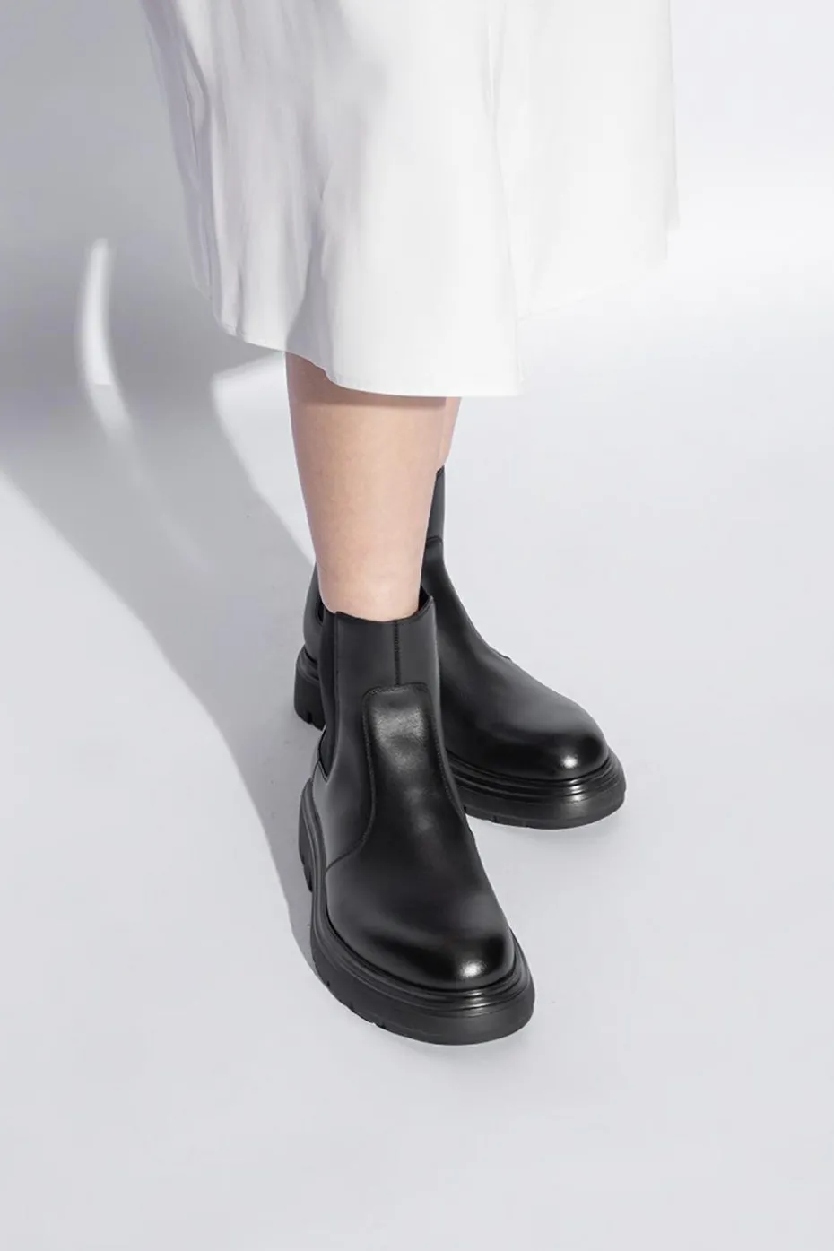 FERRAGAMO BLACK ‘Dollie’ ankle boots