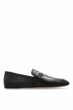 FERRAGAMO BLACK āElaineā loafers shoes