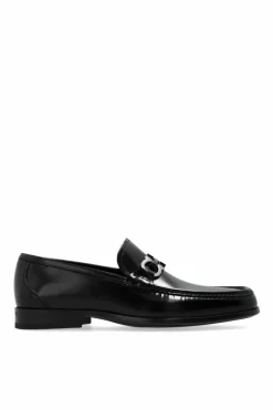 FERRAGAMO BLACK FERRAGamo `Grandioso` loafers