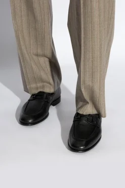 FERRAGAMO BLACK `Foster` loafers shoes