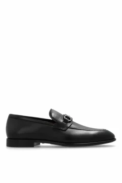 FERRAGAMO BLACK ‘Foster’ shoes