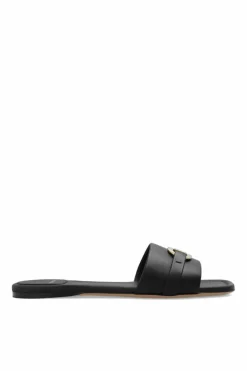 FERRAGAMO BLACK ‘Leah’ slides