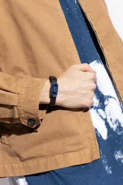 FERRAGAMO BLACK Leather bracelet