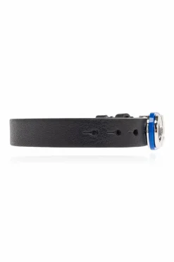 FERRAGAMO BLACK Leather bracelet