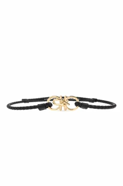 FERRAGAMO BLACK Leather belt