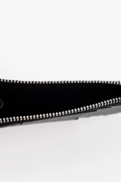 FERRAGAMO BLACK Leather card case