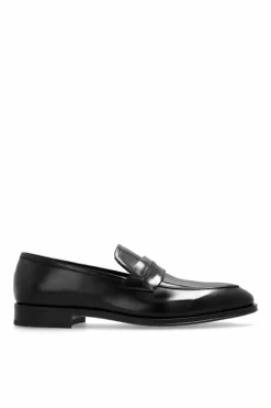 FERRAGAMO BLACK Leather shoes 'Felipe'