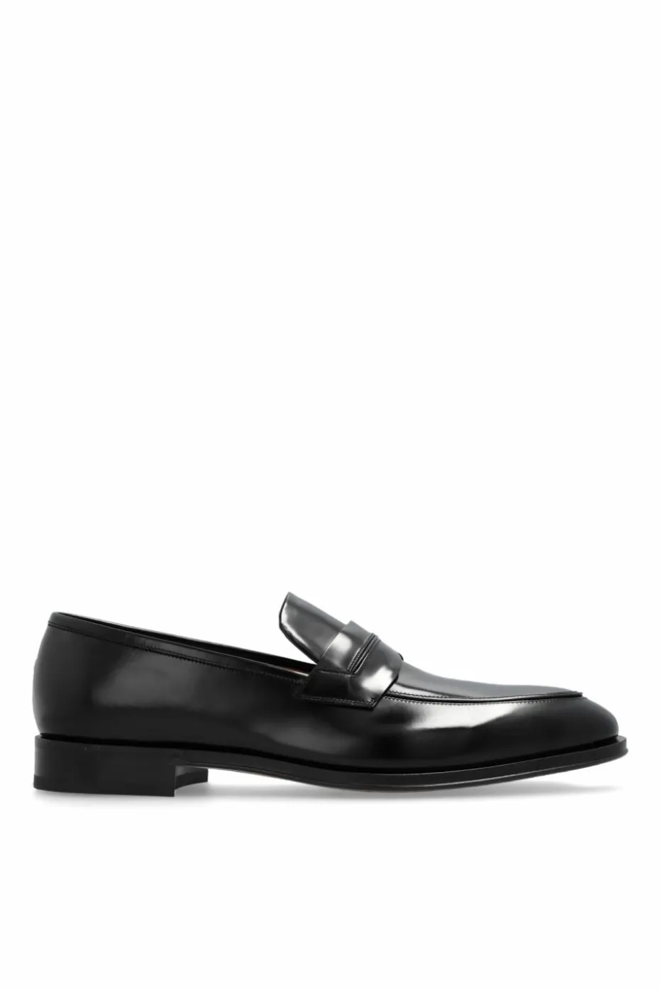 FERRAGAMO BLACK Leather shoes 'Felipe'