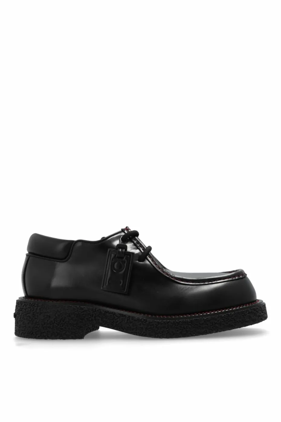 FERRAGAMO BLACK Leather shoes Cleveland