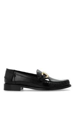 FERRAGAMO BLACK Leather shoes 'Maryan'