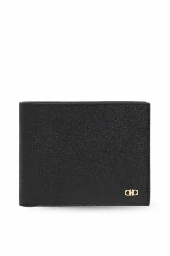 FERRAGAMO BLACK Leather wallet