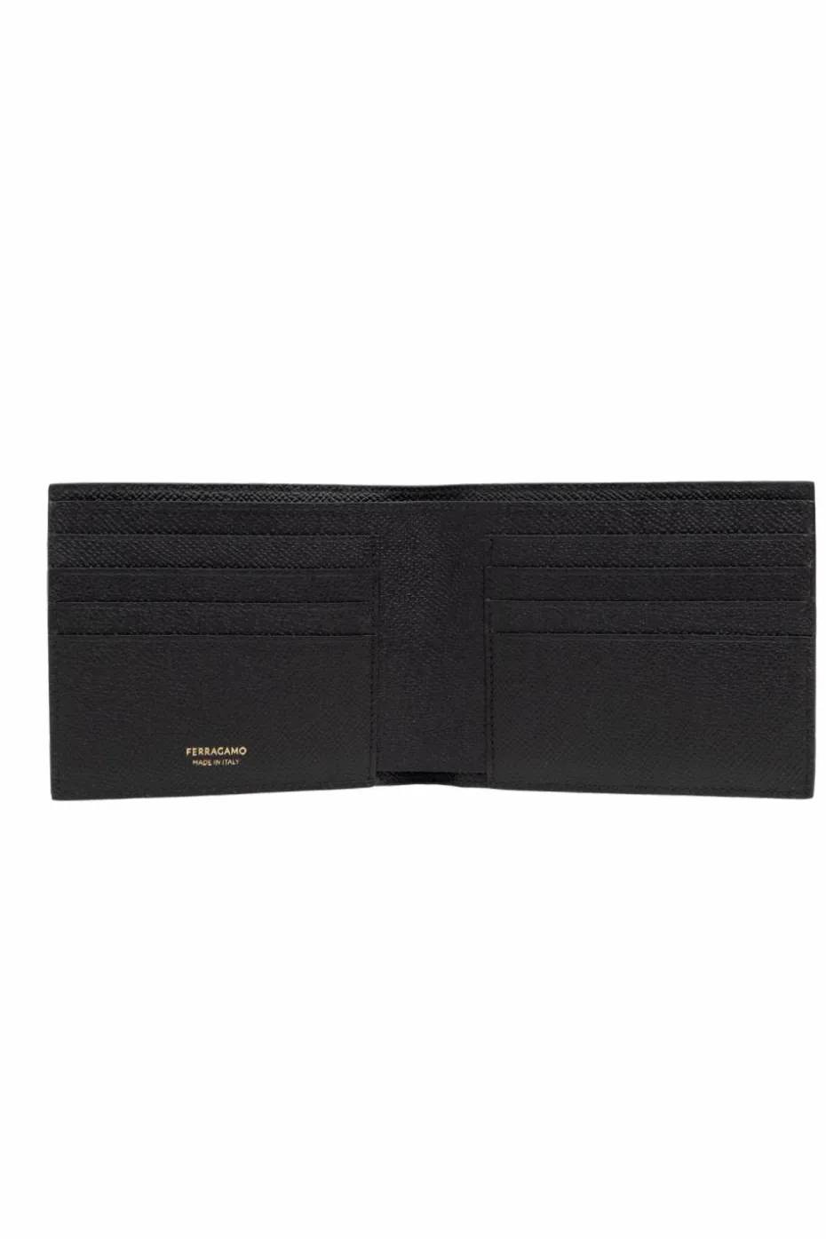 FERRAGAMO BLACK Leather wallet