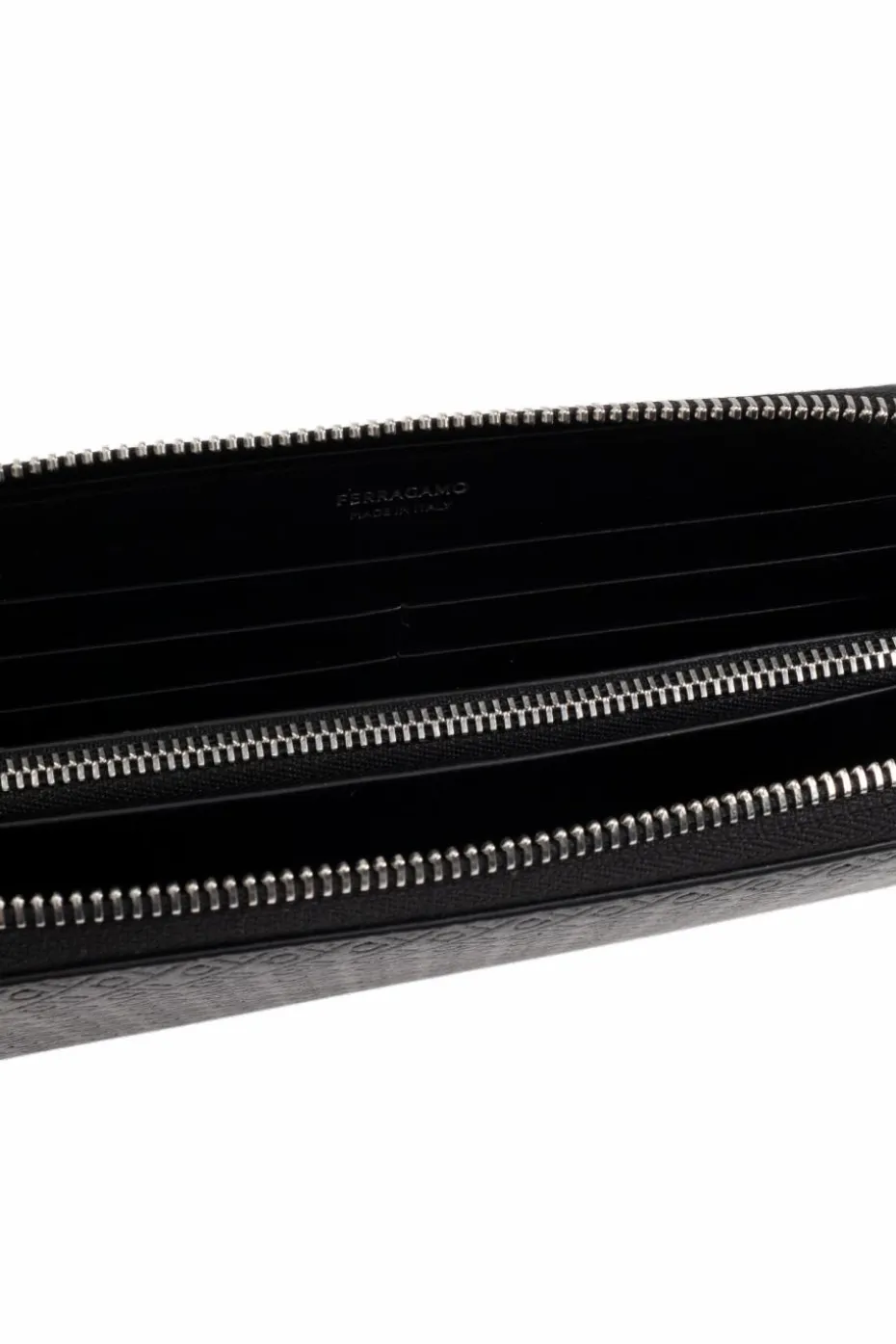 FERRAGAMO BLACK Leather wallet