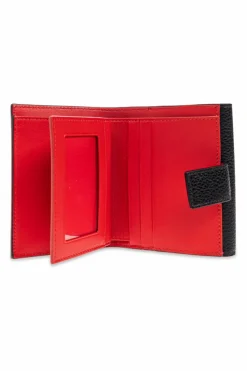 FERRAGAMO BLACK Leather wallet