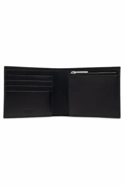 FERRAGAMO BLACK Leather wallet