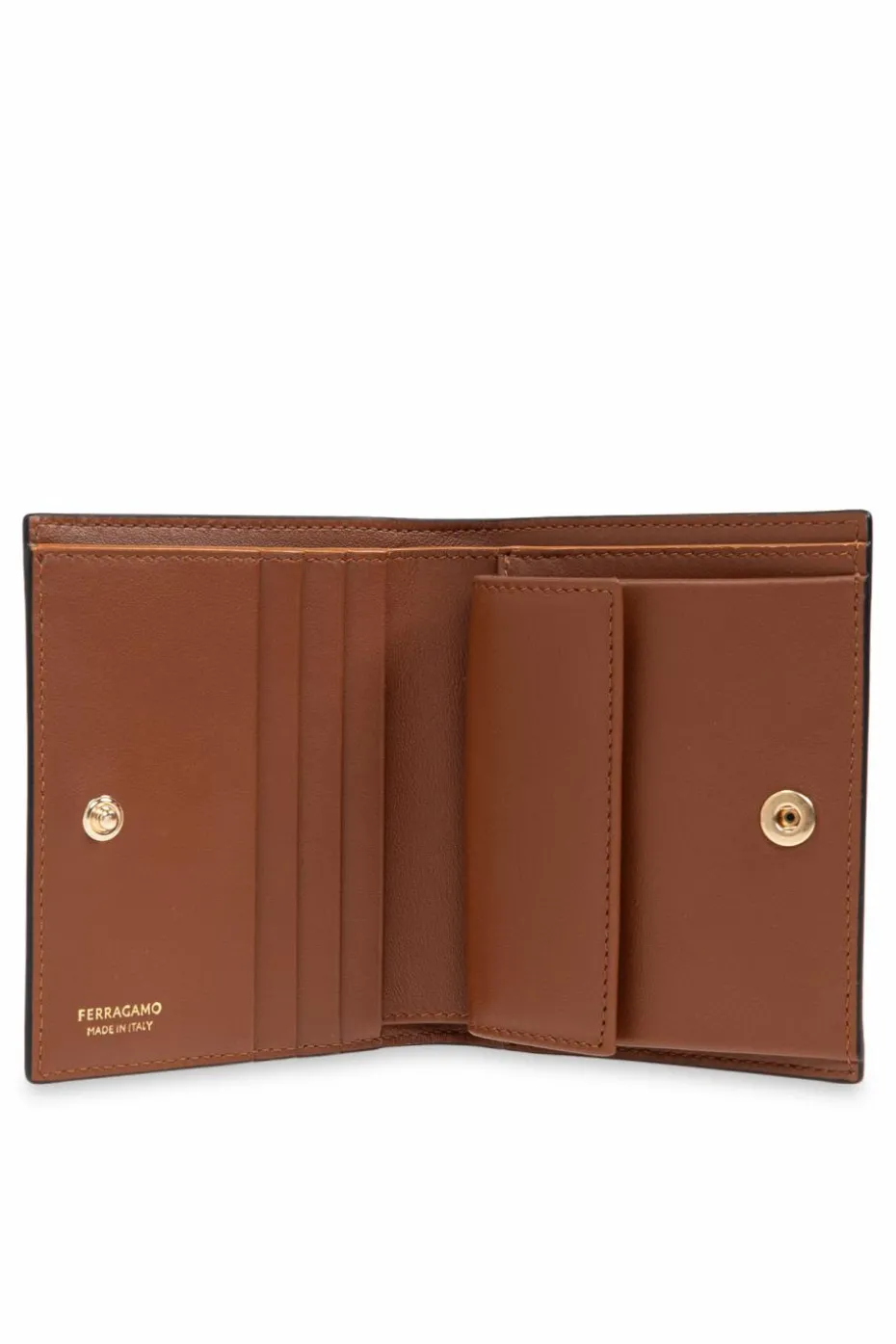FERRAGAMO BLACK Leather wallet
