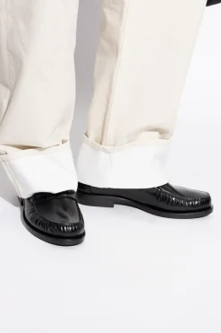 FERRAGAMO BLACK `Loafers` shoes