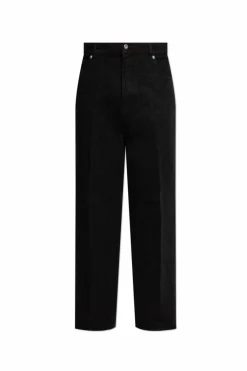 FERRAGAMO BLACK Monogram jeans