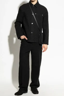 FERRAGAMO BLACK Monogram jeans