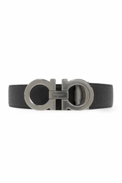 FERRAGAMO BLACK Reversible belt