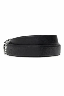 FERRAGAMO BLACK Reversible belt with logo
