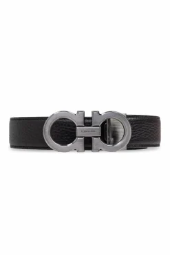 FERRAGAMO BLACK Reversible belt