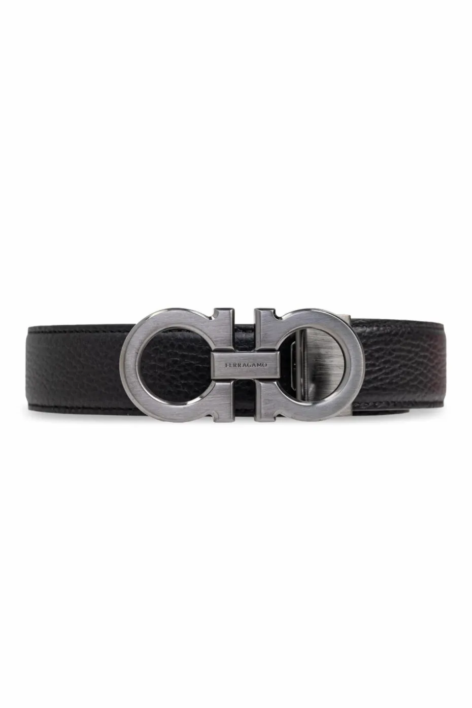FERRAGAMO BLACK Reversible belt