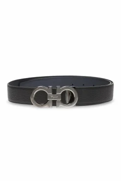 FERRAGAMO BLACK Reversible belt