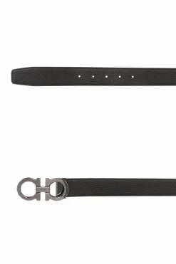 FERRAGAMO BLACK Reversible belt