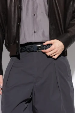 FERRAGAMO BLACK Reversible belt
