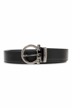 FERRAGAMO BLACK Reversible belt