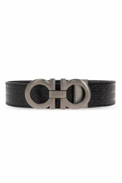 FERRAGAMO BLACK Reversible belt