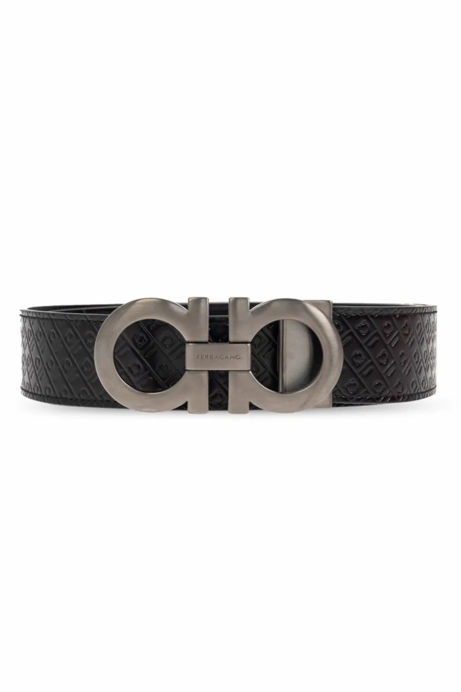 FERRAGAMO BLACK Reversible belt