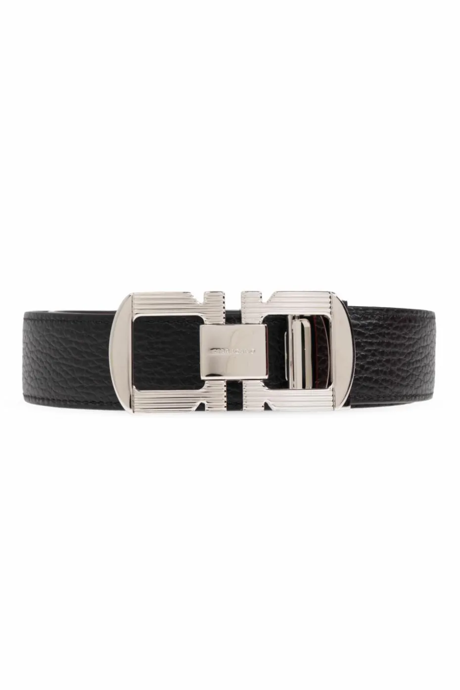 FERRAGAMO BLACK Reversible belt