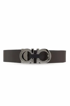 FERRAGAMO BLACK Reversible belt