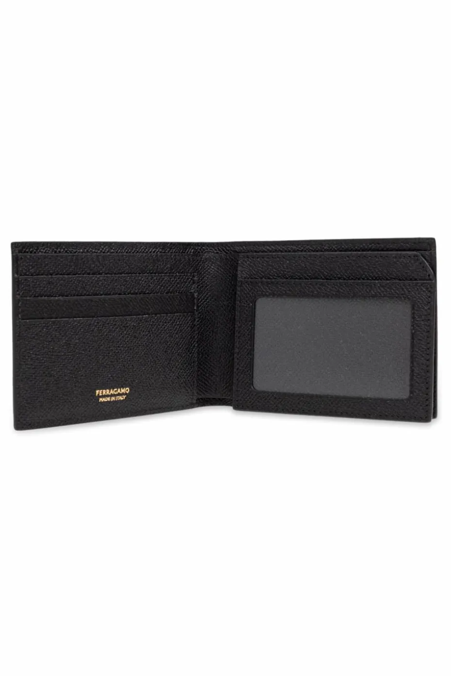 FERRAGAMO BLACK Set: wallet and keychain