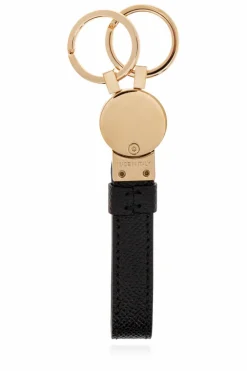 FERRAGAMO BLACK Set: wallet and keychain