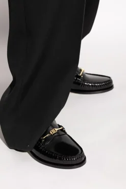 FERRAGAMO BLACK Shoes Harry type loafers