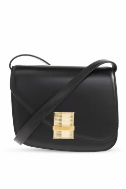 FERRAGAMO BLACK Shoulder bag with logo