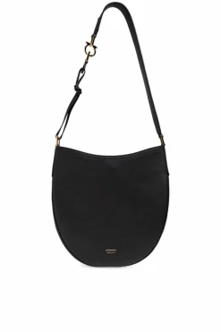 FERRAGAMO BLACK Shoulder bag `Noth-South Hobo Medium`