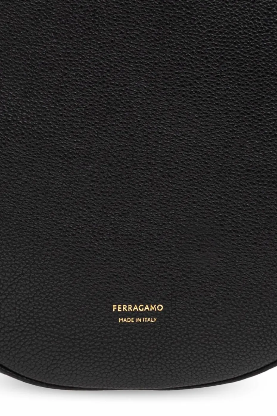 FERRAGAMO BLACK Shoulder bag `Noth-South Hobo Medium`