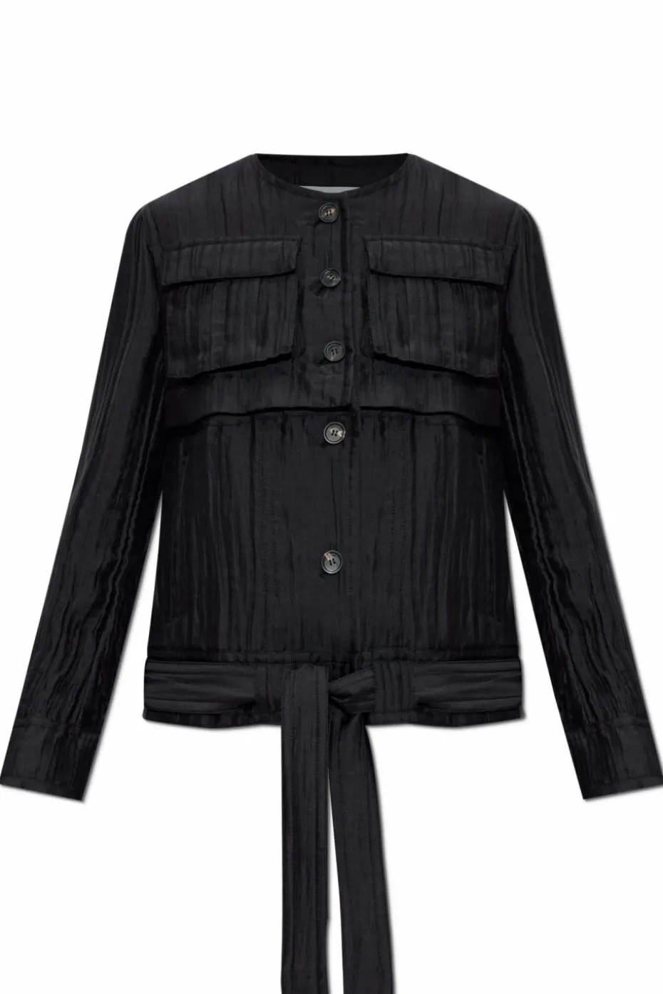 FERRAGAMO BLACK Silk jacket
