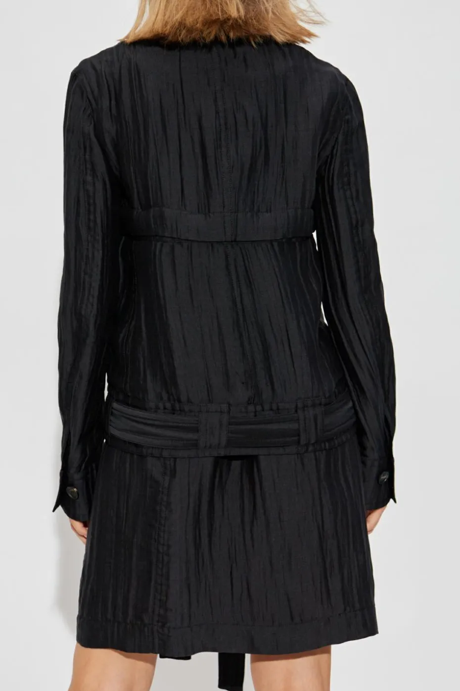 FERRAGAMO BLACK Silk jacket