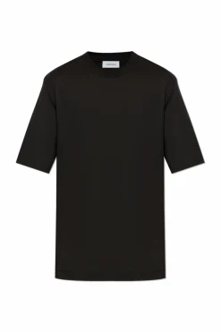 FERRAGAMO BLACK T-shirt with logo