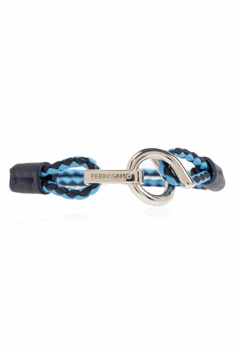 FERRAGAMO BLUE Leather bracelet